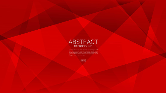 Red abstract polygon background, polygon vector, Geometric vector, Minimal Texture, web background, red cover background design, flyer template, banner, book cover, wall decoration wallpaper. vector