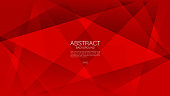 istock Red abstract polygon background, polygon vector, Geometric vector, Minimal Texture, web background, red cover background design, flyer template, banner, book cover, wall decoration wallpaper. vector 1423681399