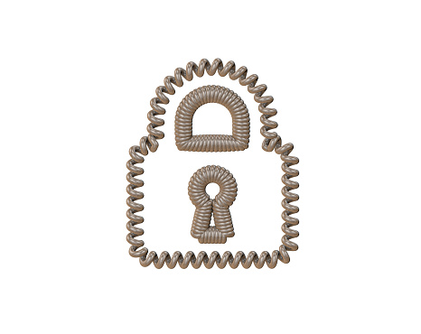 Rope Padlock Symbol