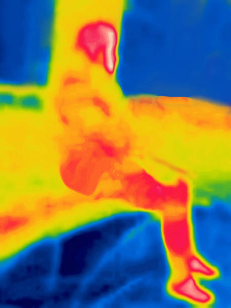 istock Lady on a park benchinfrared 1423706629