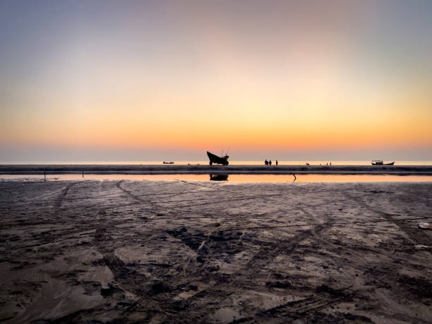 istock Sunset at Kuakata beach Bangladesh 1423711534
