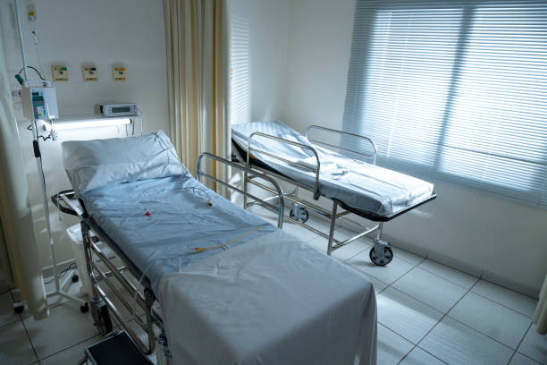 istock Hospital Stretcher in a ICU Room 1423715851