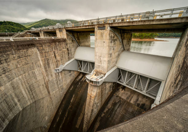 Spillway on Fontana Dam