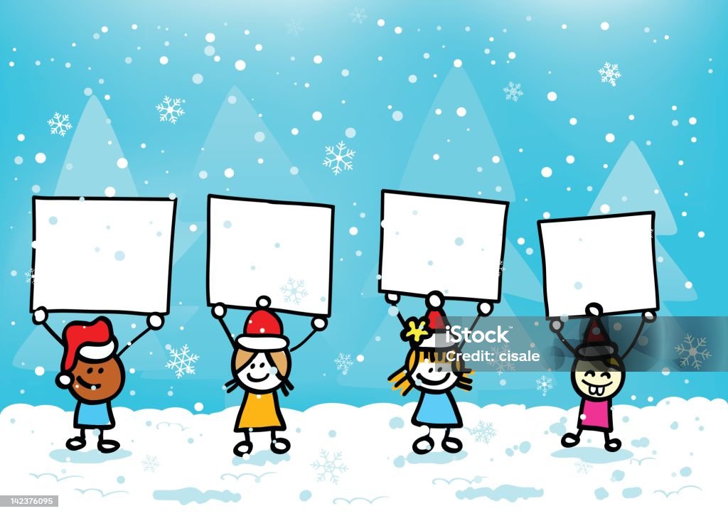 children with banner please check my lightboxes for more: Backgrounds stock vector