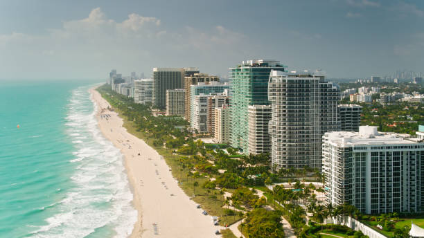 istock Aerial View of Bal Harbour Beach, Florida 1423766419