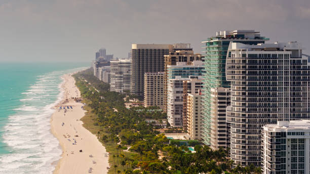 istock Aerial View of Bal Harbour Beach, Florida 1423766447