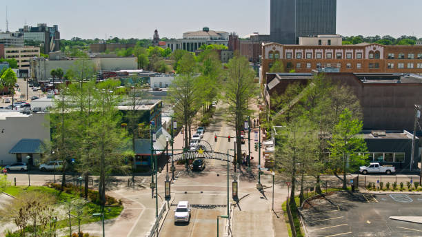 istock Downtown Lafayette, Louisiana - Drone Shot 1423769020