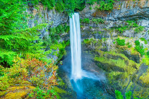 Brandywine Falls waterfall near Whistler, BC, Canada
