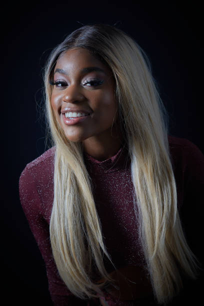 istock Black model with noble facial features 1423769336