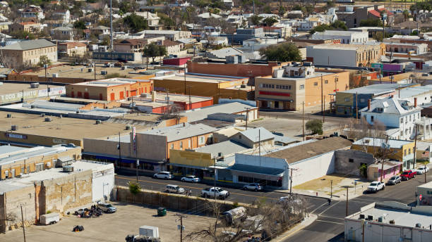 istock Aerial View of Eagle Pass, Texas 1423774548