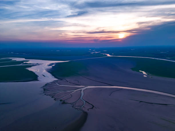 istock Drought scene in Poyang Lake, Jiangxi, China 1423774815