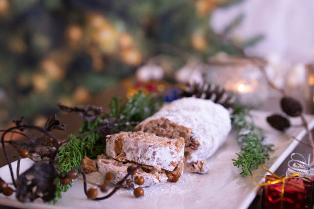 istock Stollen, a traditional German bakery celebrating Christmas 1423787952