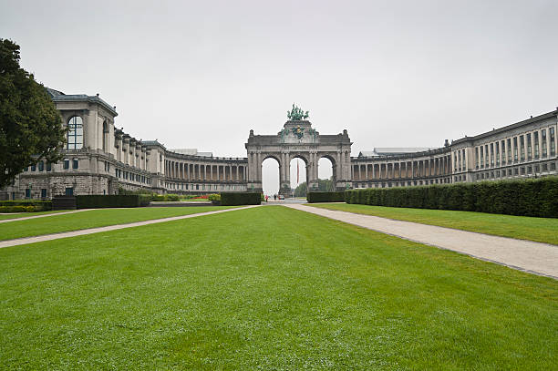 Fiftieth Anniversary Park Park of the Fiftieth Anniversary (Jubelpark) is a large public urban park in Brussels, Belgium fiftieth stock pictures, royalty-free photos & images