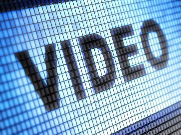istock Macro of a screen showing the word VIDEO 142379008