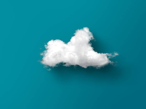 istock real white fluffy cloud isolated on pastel background, creative idea concept 1423797383