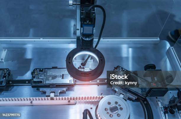 Robotic Machine Visual System Stock Photo - Download Image Now - Camera ...