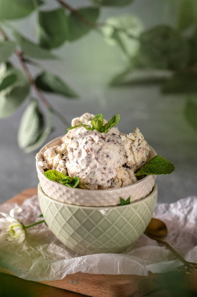 istock Homemade ice cream with chocolate 1423816193