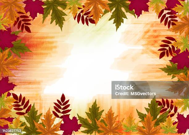 Fall Program Backgrounds Fall Background Stock Illustration - Download Image Now - Abstract, Art ...