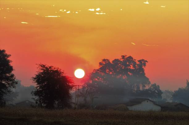 istock Sunrise and colourful sky,  banner and background 1423835726