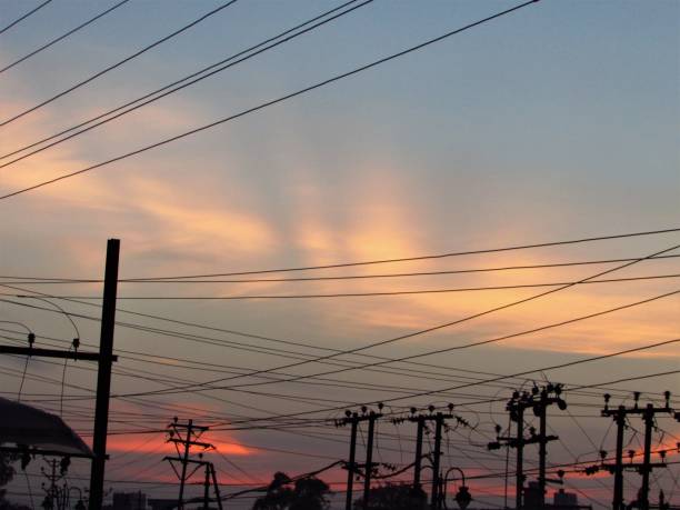 istock Electricity in cityscape 1423836341