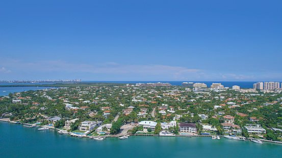 Key Biscayne Hurricane harbor, Miami