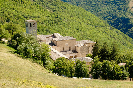 An old monastery deep in the nature