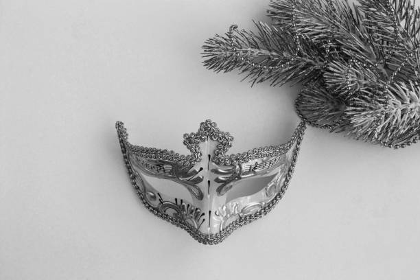 Venetian mask isolated on white