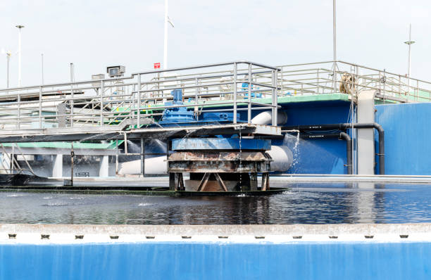 istock Waste water treatment ponds from industrial plants 1423862858