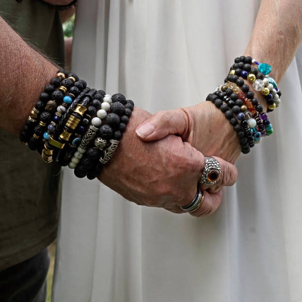 istock Couple sharing the same taste in jewelry 1423867143