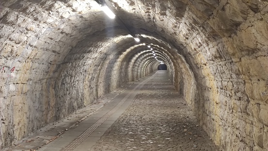 a stunning old tunnel