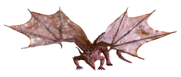 istock 3D Rendering Fairy Tale Dragon on White 1423883964