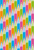 istock School supply seamless pattern background with colored pencils. 1423887778
