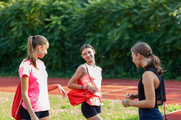 istock Teenage Athletes Coming To Training 1423897706