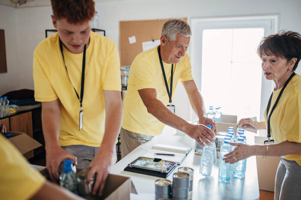 istock People working for charity together 1423900340
