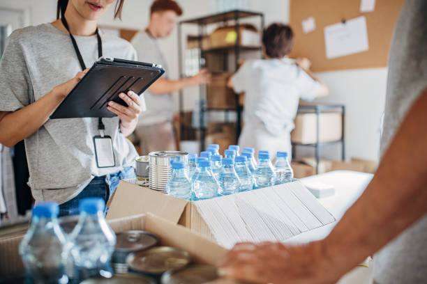 istock People working for charity 1423900933