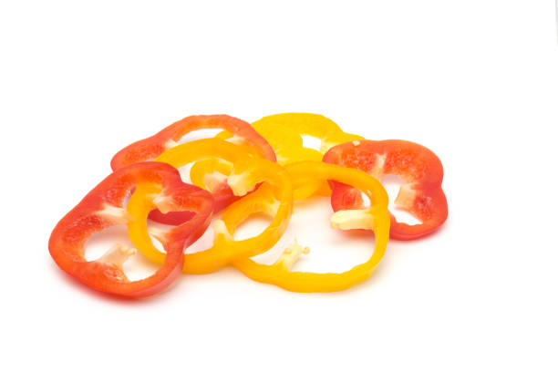 istock Sweet red sliced pepper isolated 1423918192