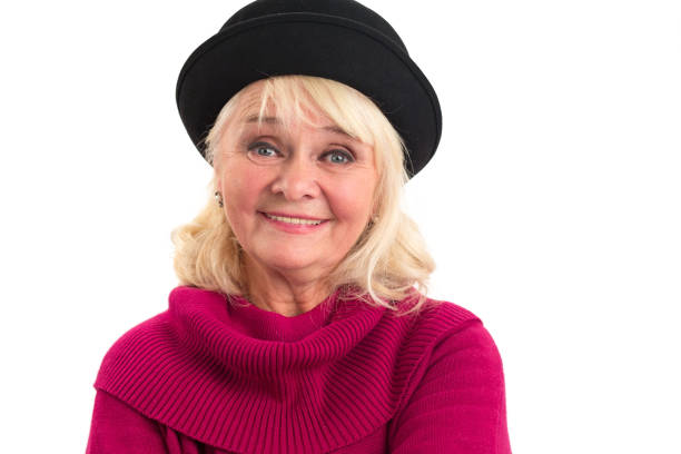 istock Elderly woman smiling. 1423930796