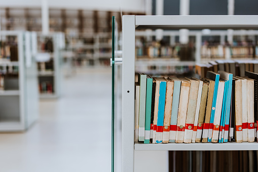 library book shelf