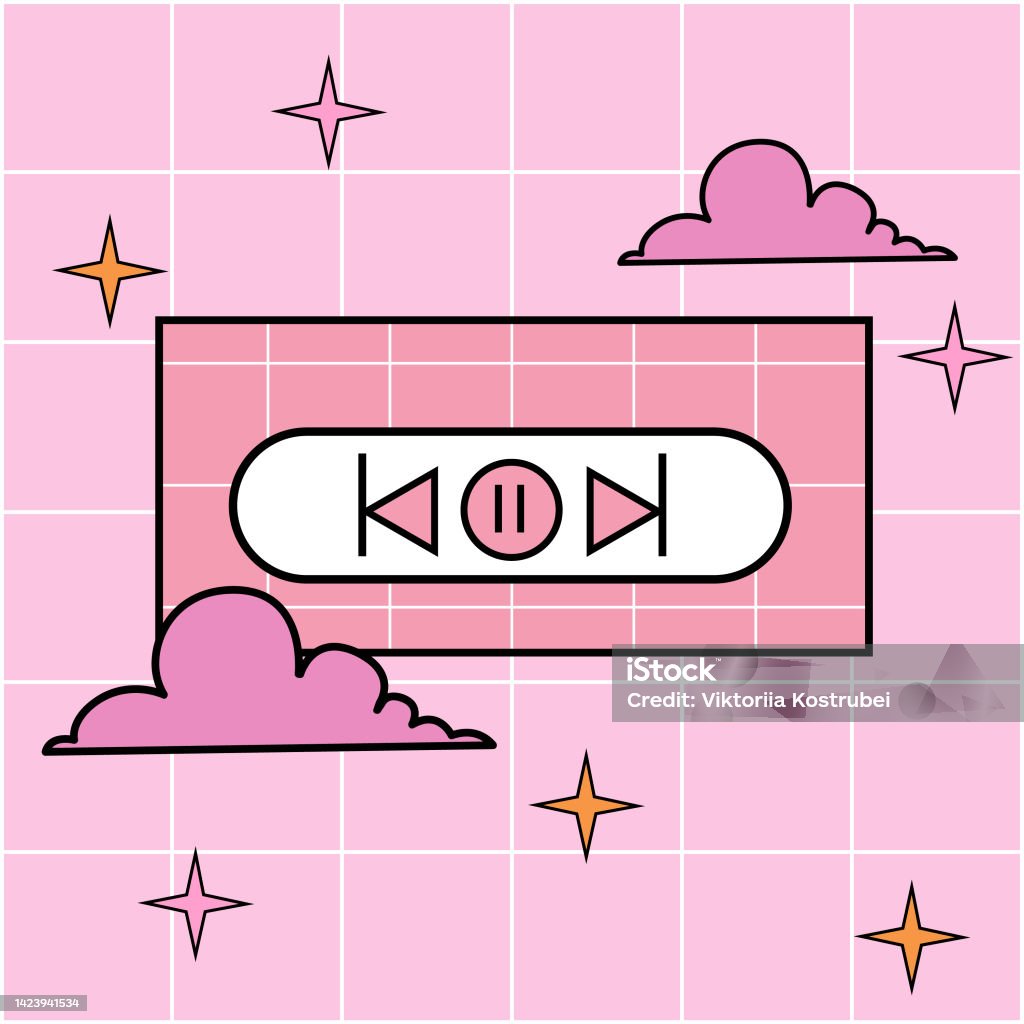 Y2k Computer Frame Retrowave Y2k Template Old Pc Game Frame Retro Computer Aesthetic Stock ...