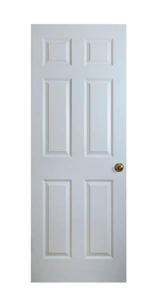 istock White Wood Door With Clipping Path 142394348