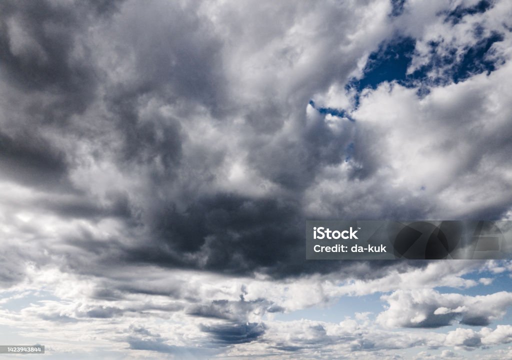 Beautiful clouds in the sky Climate Stock Photo