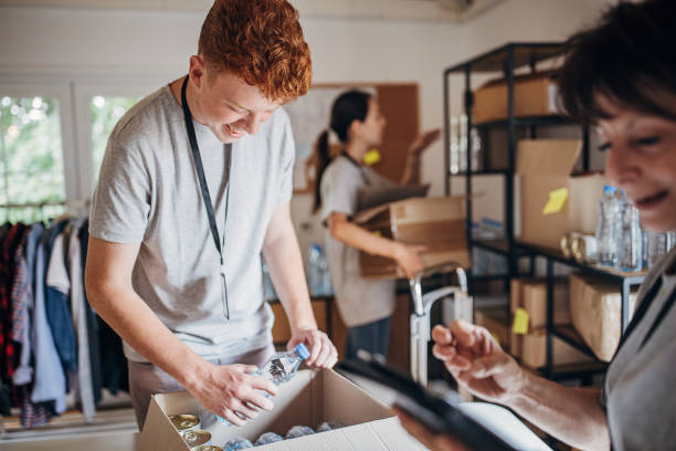 istock People working for charity 1423947099