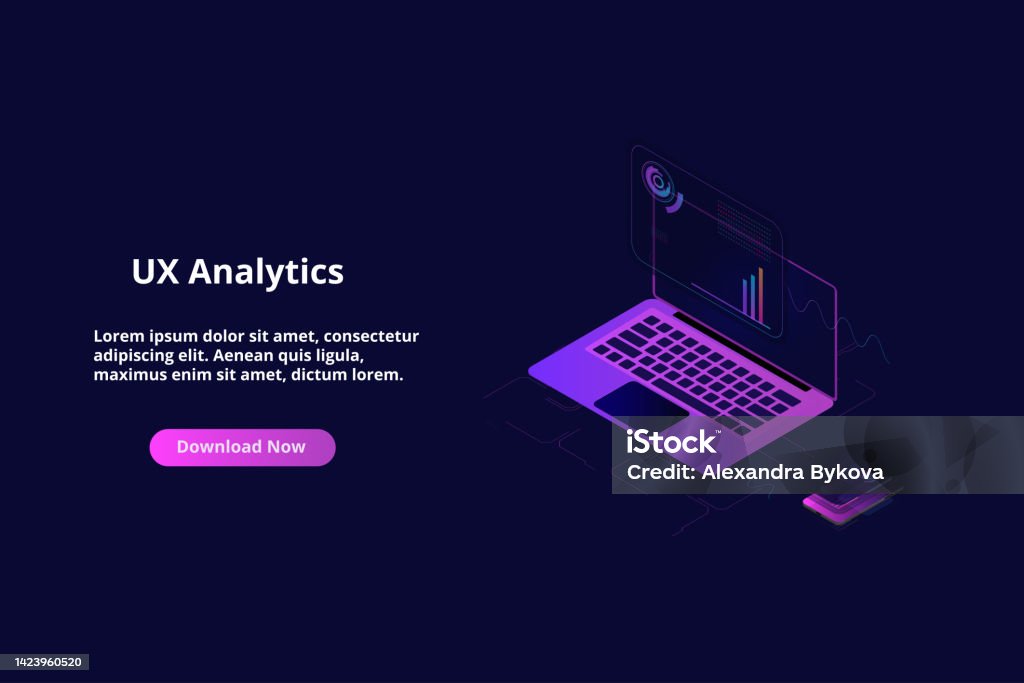 Data Analytics Color Gradients Data Analytics Concept Banner Can Use For Web Banner Infographics ...