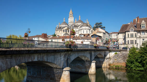 Cathedral Saint Front in Perigueux, Perigord stock photo