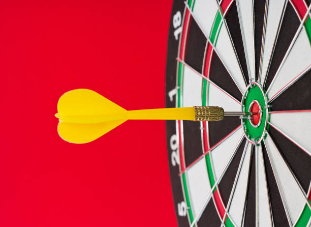 istock Dart sticks to bullseye 1423962857