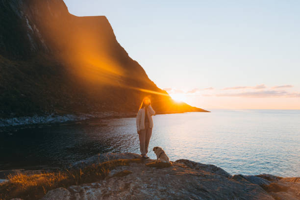istock Happy sunset time together in Norway! 1423963529