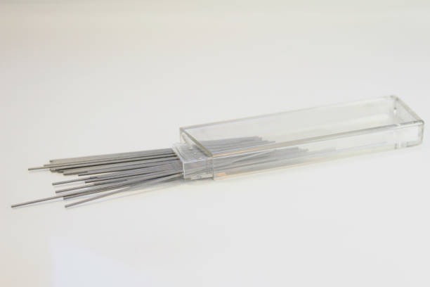 istock Mechanical Pencil Lead Refill on White Background for writing 1423965148