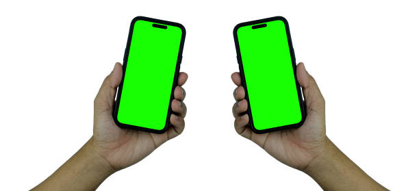 istock Hand holding mobile phone 1423965846