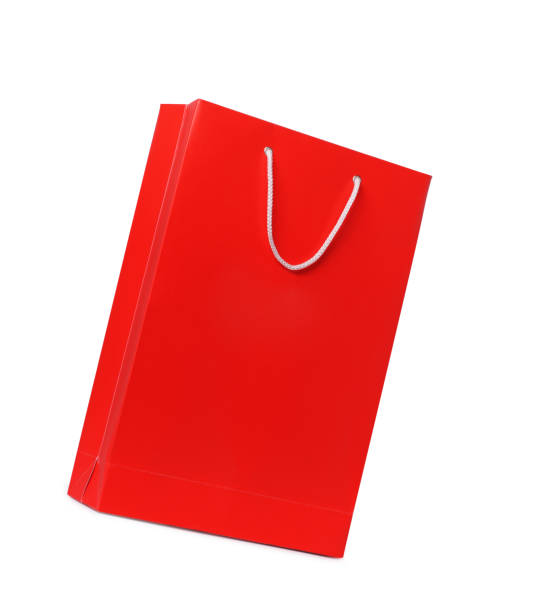 istock Red shopping bag 1423966181