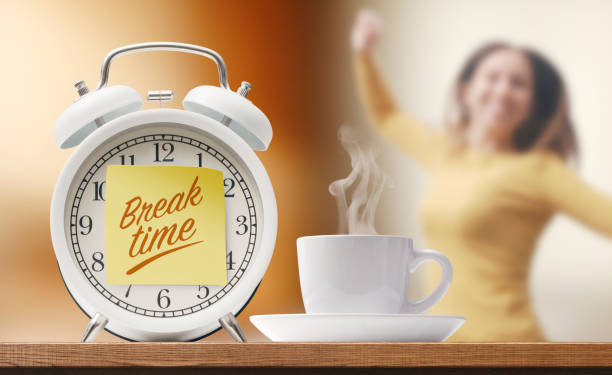 istock Woman having a coffee break 1423982427